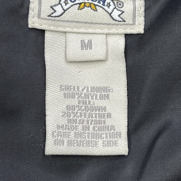 Cinch Down Filled Puffer Vest Black Men’s Medium Western Cowboy Full Zip - Picture 5 of 12